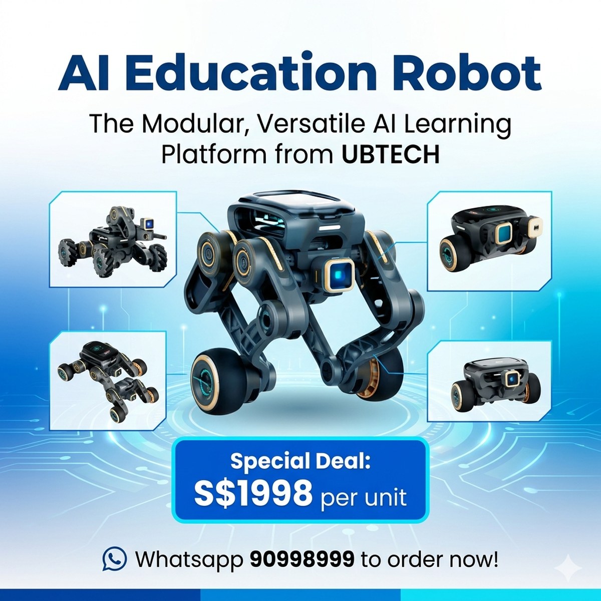 UGOT AI Education Robot - The Multi-Mimetic Powerhouse for Future Innovators.