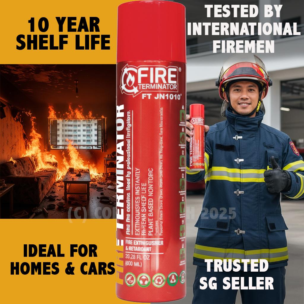 Fire Terminator Spray – Fast & Easy Fire Protection!