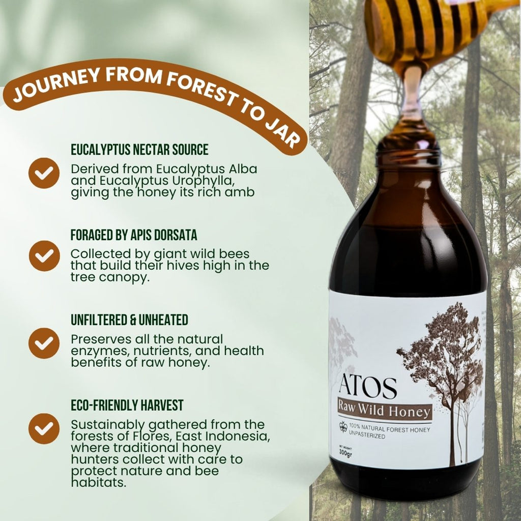 ATOS Raw Wild Honey
