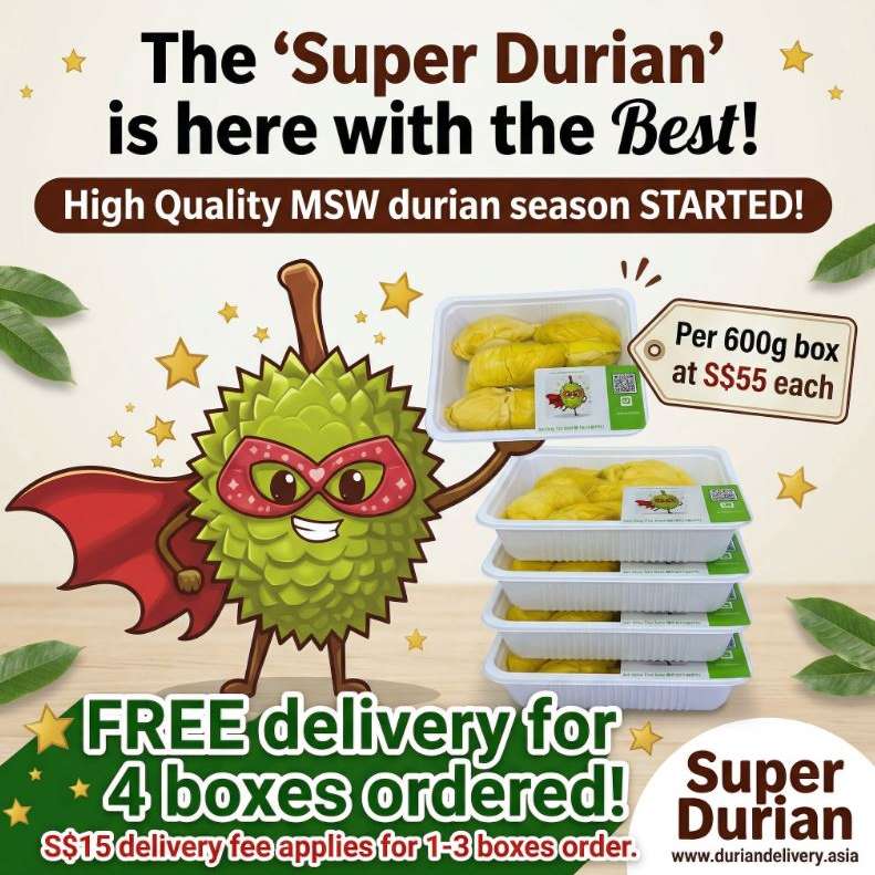 Super Durian!!! Eat only the Best!!!